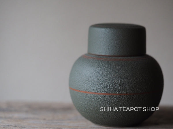 Jinshu Ito Seiji Tokoname  Red Clay Ceramic Tea Canister 甚秋