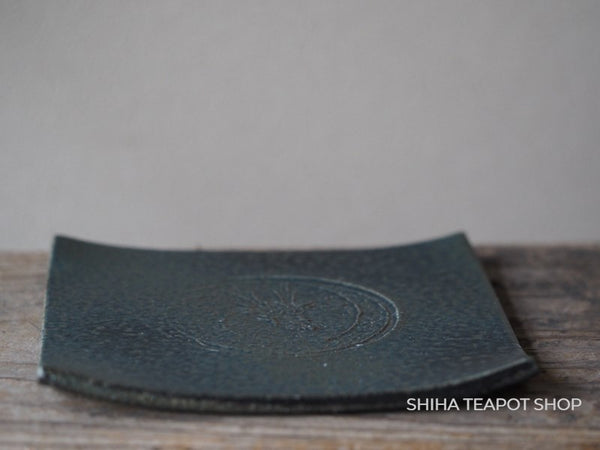 Hidden Blue Dragon Square Ceramic Plate (Second Hand)