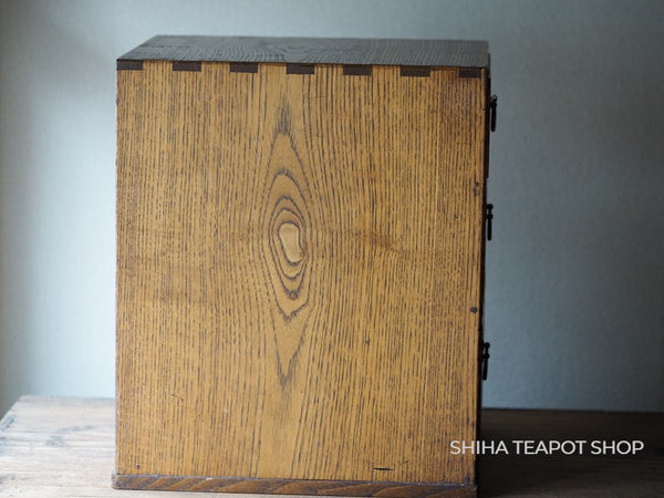 Japanese Antique Wood Drawer / Tool Box / Tea Ware box (Used)