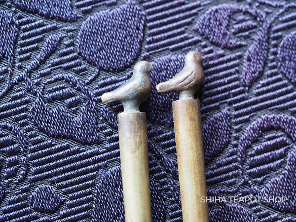 Japanese Antique Metal Hibashi Chopstick for hibachi (fireplace) (Used) 2 kinds