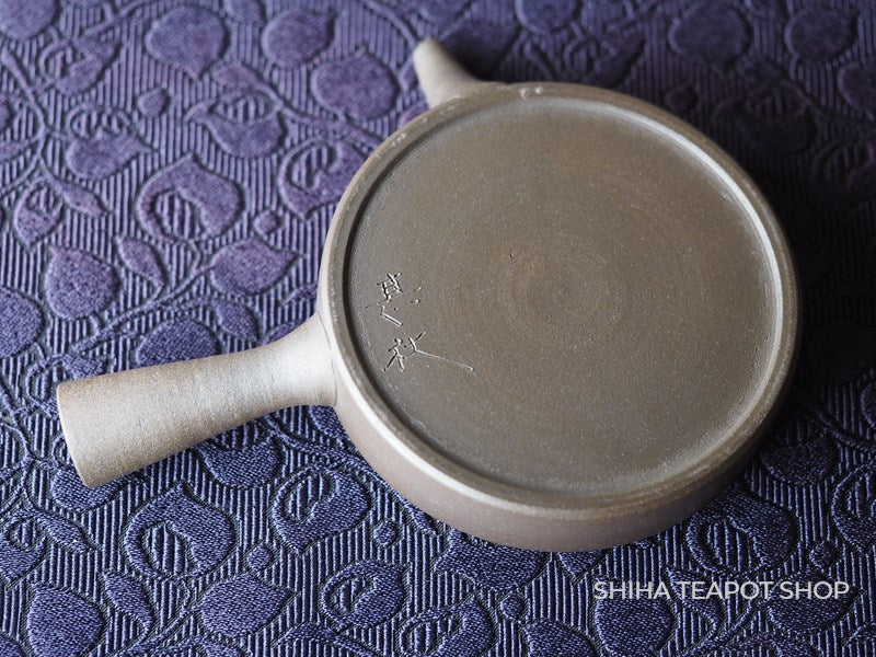 [ LEFT HAND ] JINSHU Flat Black Teapot(Wood Box  )甚秋 JN66