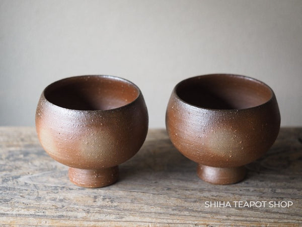 Bizen-yaki  Pair cups /Wine cup / Mini Vase