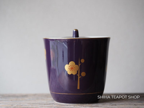 Porcelain Houhin Ser Purple Gold Plum Flower
