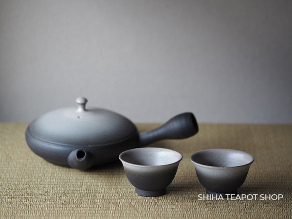 Maekawa Junzo  - Zero Saturation Flat Teapot Set 常滑淳蔵 （Made in Tokoname Japan）