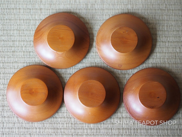 Wooden Senchado Small Coaster Set (5pcs) 煎茶道茶托