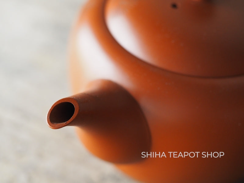 Antique Tokoname Delicate Red clay Hand-Carving Peacock Teapot