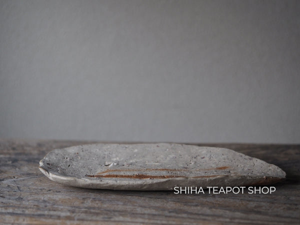 Bizen-yaki Kiko Ando tea leaf tray Set (2pcs)