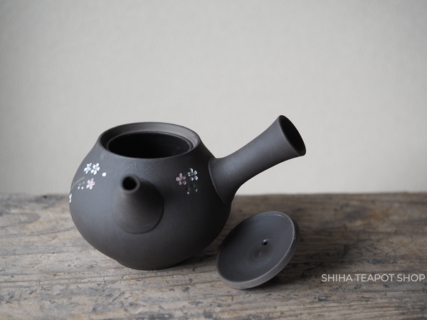 Tsuzuki Seiho Inka Sakura Kyusu Teapot 青峰桜 SEY2 （Made in Tokoname Japan）