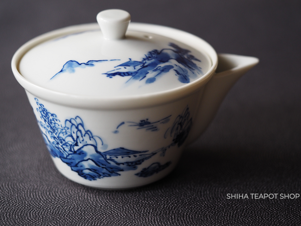 SEISHO KATO Sencha Porcelain Blue & White HOUHIN