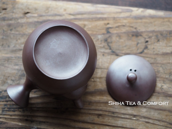 BANKO Purple Clay RIGETSU Teapot 万古利月