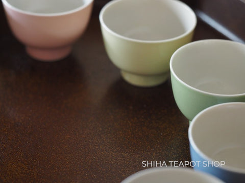 SEISHO KATO Sencha Cup Set ６pcs Thin Porcelain for Senchado 煎茶道茶杯