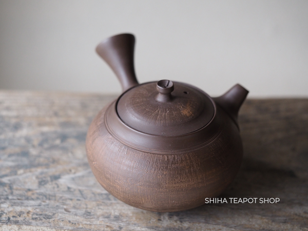 TOJU Wood-like Pottery Teapot TJ59 陶寿