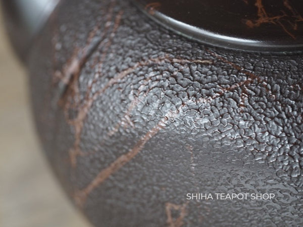 KOSHIN Black Red Marble Seaweed（Iron Teapot texture）KS09 香臣大理石 （Made in Tokoname Japan）