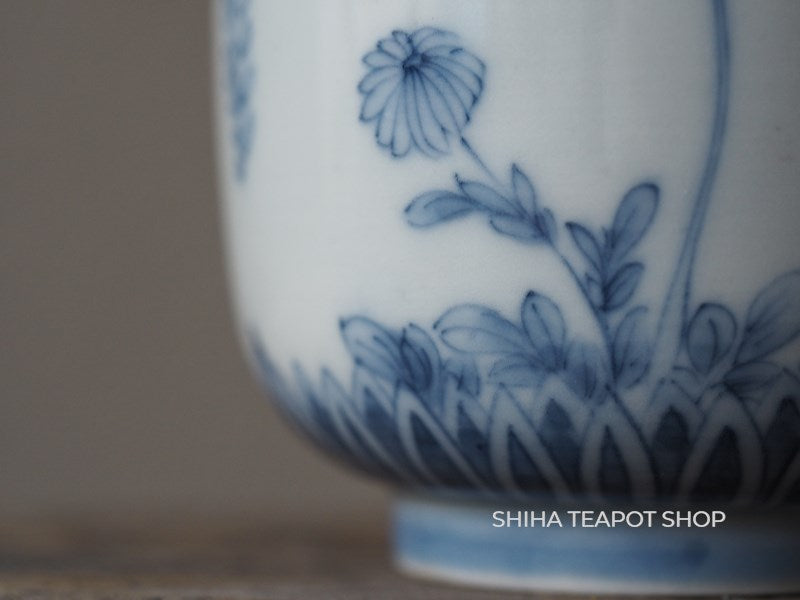 Antique Blue & White Cups Porcelain 青花花鸟杯– SHIHA TEAPOT SHOP