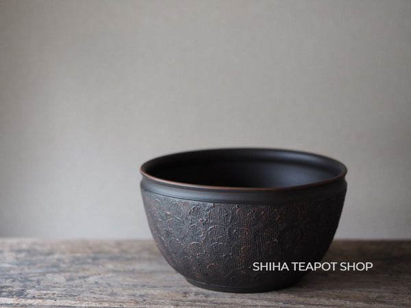 Reiko Black & Red  Elegant Water Drain Bowl Tea-Pond #05 鯉江廣玲光建水