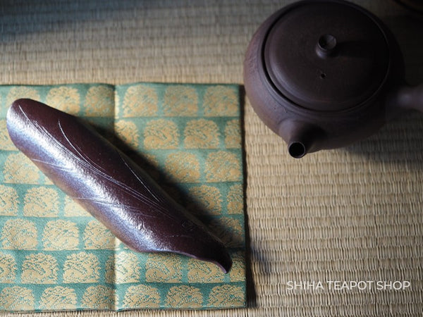 BANKO Purple clay JITSUZAN Tea Leave Measure Sago K3