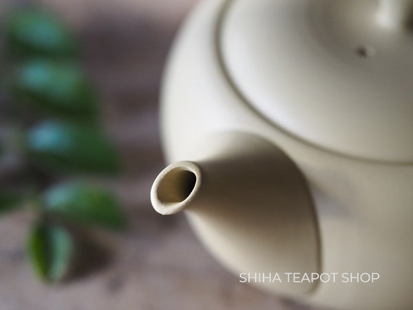 Tokoname Takasuke Mat Yellow Kyusu Teapot