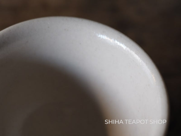 Maekawa Junzo - Zero Saturation White body Flat Teapot Set 淳蔵 JN67