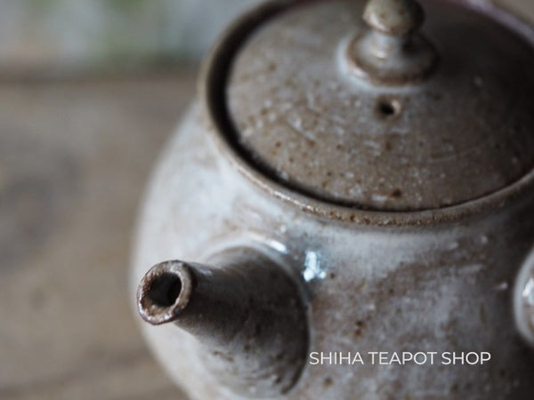 Maekawa Junzo Handmade Glazed Simple Warn  Glazed Teapot 淳蔵粗陶 JU09