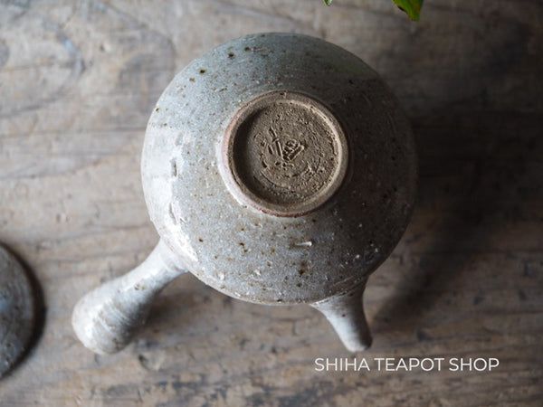 Maekawa Junzo Handmade Glazed Simple Warn  Glazed Teapot 淳蔵粗陶 JU09