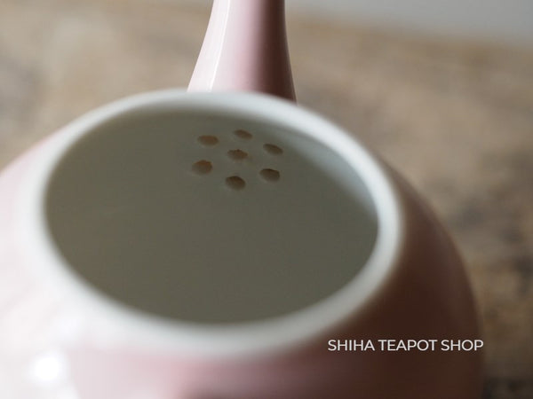 Kyoto Senchado Porcelain Pink Kyusu Teapot Seisho 清昌煎茶道急須