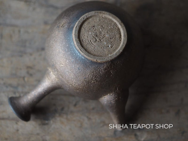 Junzo Rough Clay Ancient Black Gold Small Teapot 淳蔵 JN55