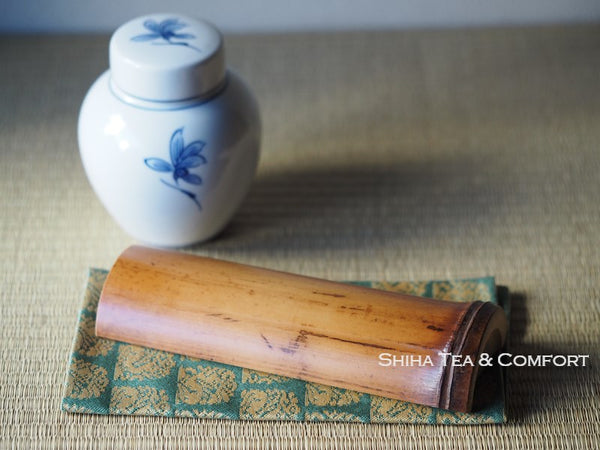Senchado Tea Measure Bamboo Spoon Sago 茶則茶合