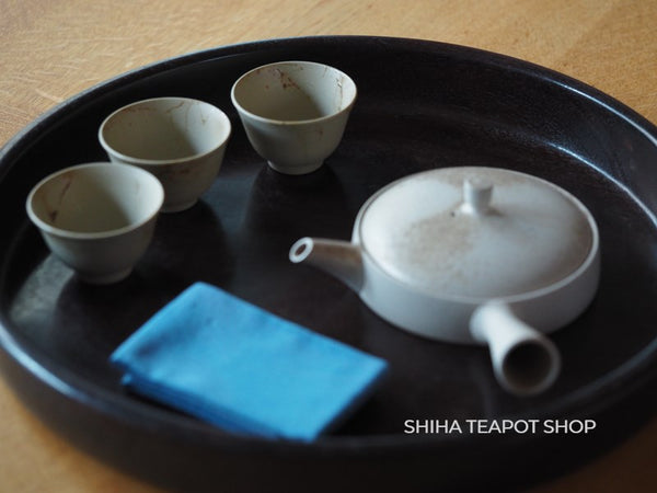 Japanese Vintage Hard Solid Wood Tea Large Tray 31㎝