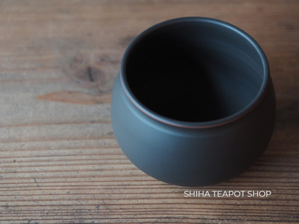 Reiko Black Silky texture Water Drain Bowl  Tea-Pond 10.8cm 鯉江廣玲光建水