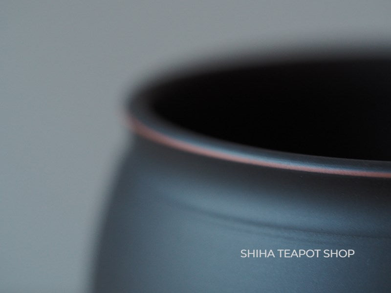 Reiko Black Silky texture Water Drain Bowl  Tea-Pond 10.8cm 鯉江廣玲光建水