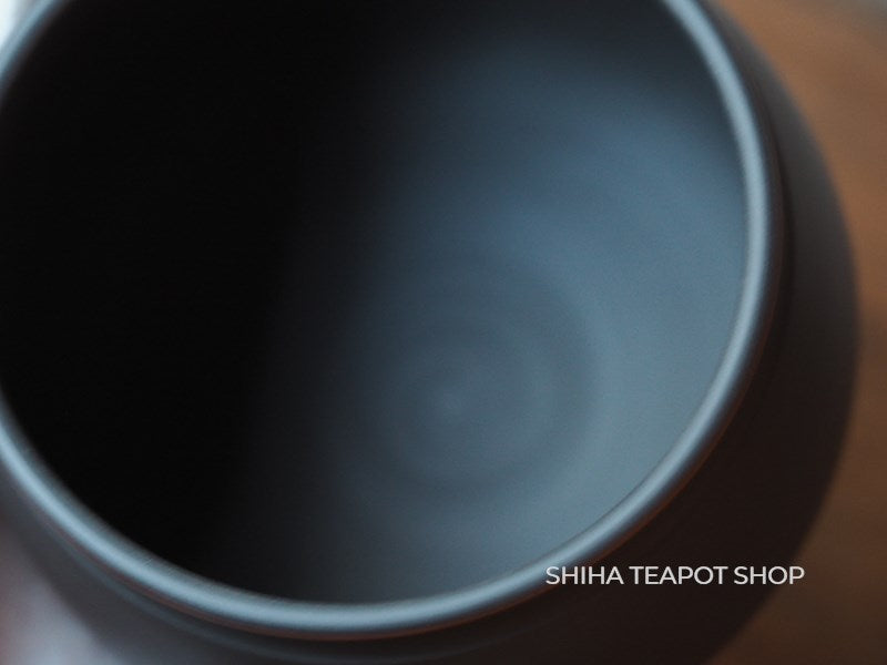 Reiko Black Silky texture Water Drain Bowl  Tea-Pond 10.8cm 鯉江廣玲光建水